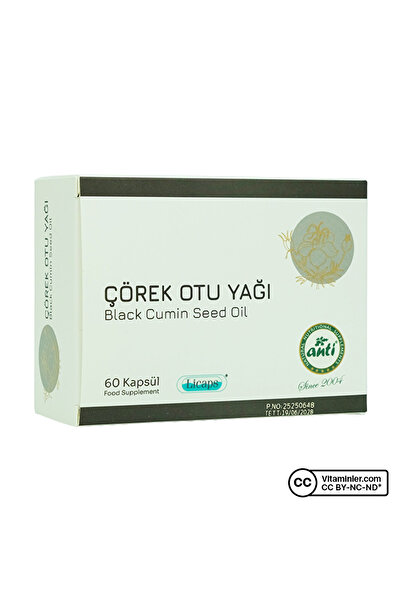 Anti Natural Anti Çörek Otu Yağı 60 Kapsül