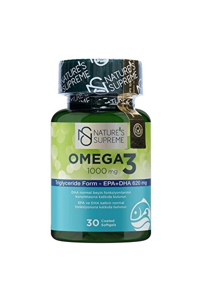 Nature's Supreme Omega 3 1000 Mg 30 Kapsül