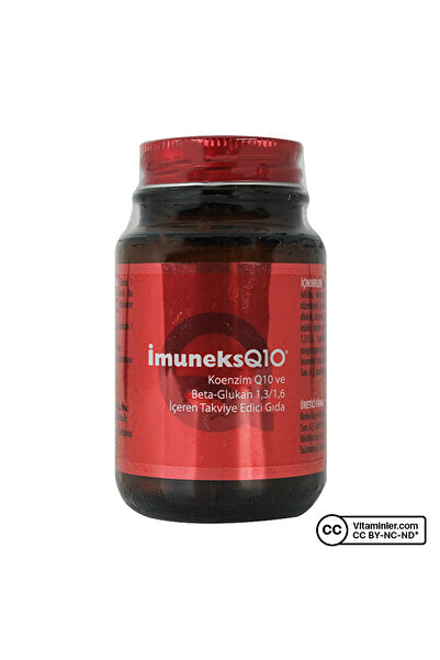 Imuneks Q10® Beta Glukan (1,3/1,6) Ve Koenzim Q10 Içeren Takviye Edici Gıda 3...