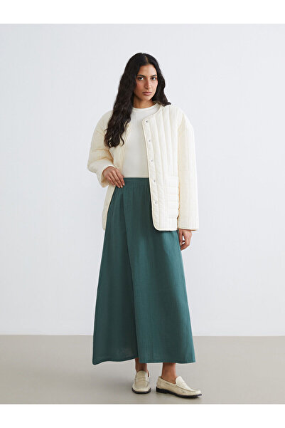LC Waikiki Flared Skirt with Elastic Waist