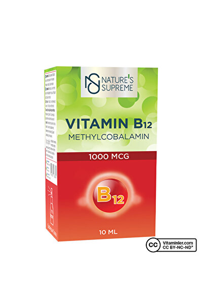 Nature's Supreme Vitamin B12 1000 Mcg Methylcobalamin 10 mL Sprey