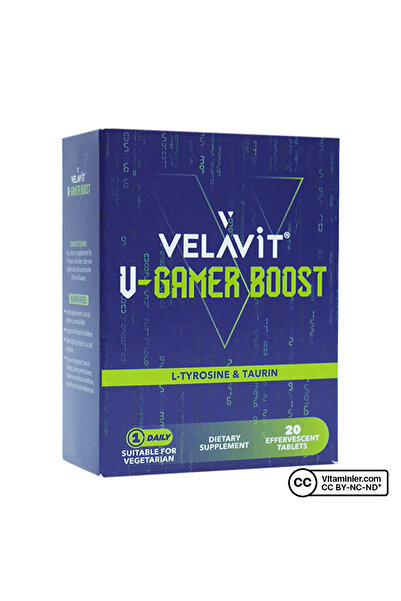 Velavit V-Gamer Boost 20 Efervesan Tablet