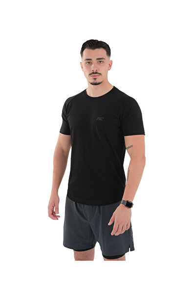 MUSCLECLOTH Elite Reglan T-Shirt Siyah