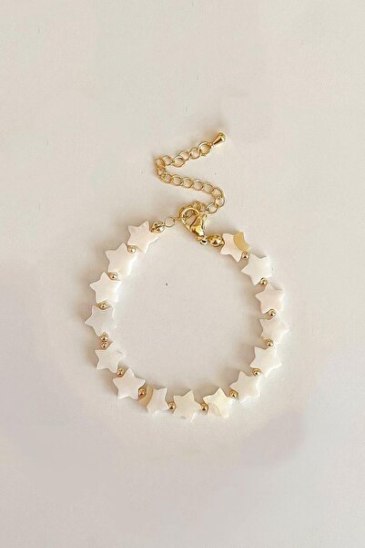New Obsessions سوار نجمة من أم اللؤلؤ الطبيعي