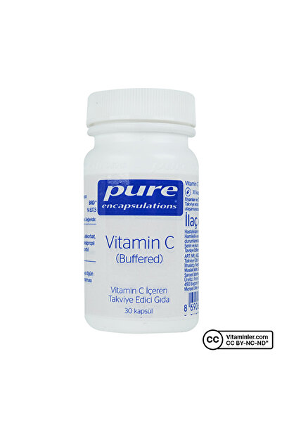 Pure Encapsulations Vitamin C Buffered 30 Kapsül