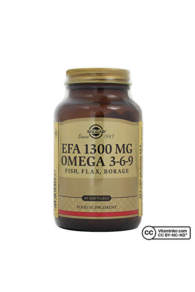 Solgar Omega 3-6-9 Efa 1300 Mg 60 Kapsül