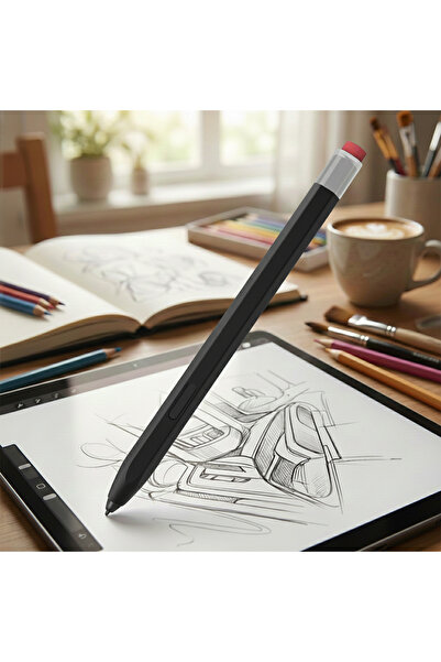 Samsung CaseOnn Galaxy Tab S11 / S11 Ultra S Pen Kılıf Klasik Retro Tasarım M...