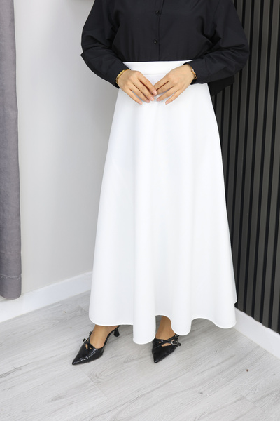 Grosh Fashion Scuba Etek – Yüksek Bel, Esnek Kumaş