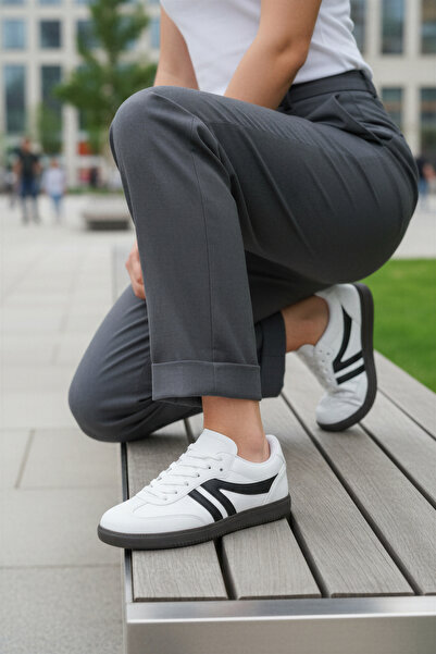 E SPORT White Orthopedic Daily Women's Senaker Shoes