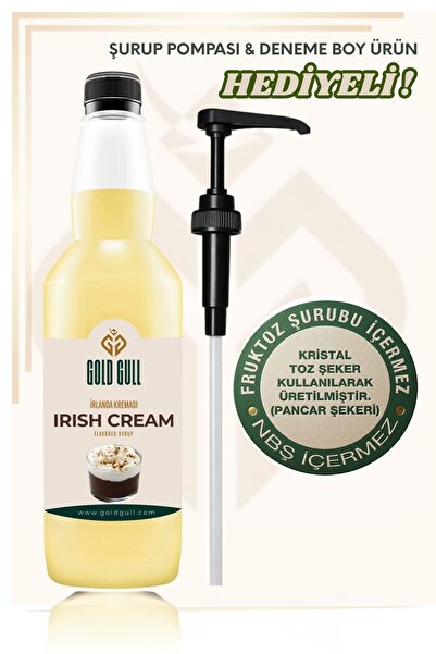 gold gull Irish Cream (İrlanda Kreması) Aromalı Şurup 700 ml.