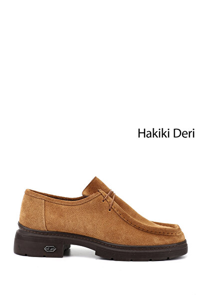 GÖNDERİ(R) Pantofi confortabili din piele naturală cu șireturi din piele into...