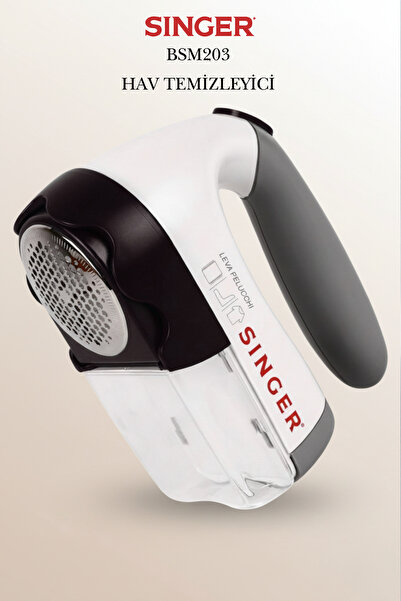 SİNGER BSM203 Hav ve Tiftik Temizleyici - Ergonomik Saplı Tüy Toplama Makinesi