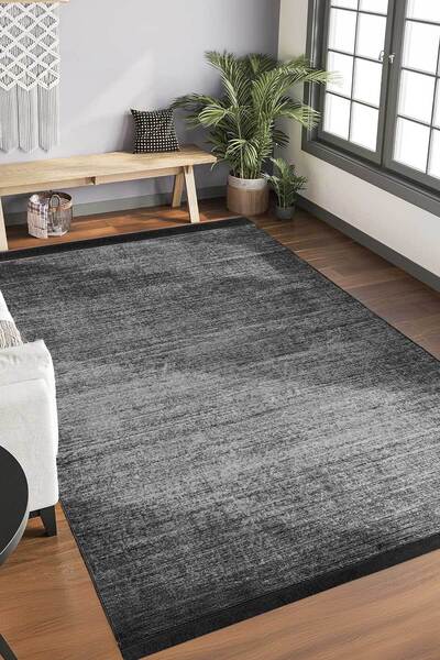 Decomia Home Saçaklı Dijital Kaymaz Yıkanabilir Salon Halısı Mutfak Halısı Ko...