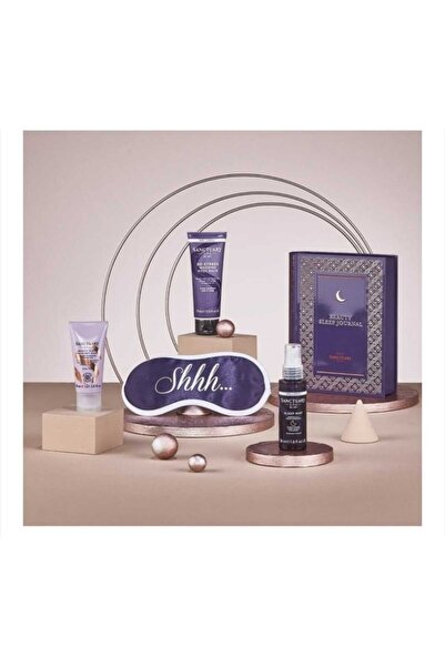 Sanctuary Set Spa Beauty Sleep Wellness – Spray de somn, Mască pentru ochi, B...