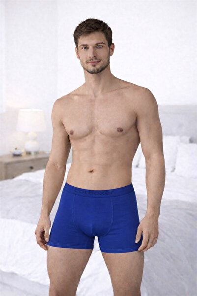 COTBOXER Men's Cobalt Blue Modal Boxers