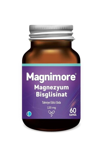Tab İlaç مغنيمور مغنيسيوم بيسجليسينات 60 كبسولة