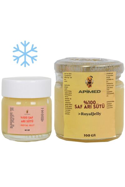 APİMED Arı Sütü (40GR) (PLASTİK KAPAK) Ve Arı Sütü (100GR)