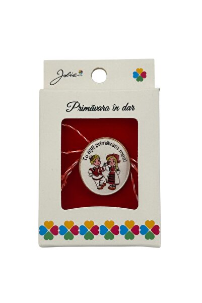 Flippy Martisor Brosa Mica in Cutie, Dimensiune Brosa 2.5-3 cm, Material Meta...