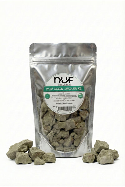 Nuf Kozmetik Nuf Leke Karşıtı Tüm Ciltlere Uygun Doğal Yeşil Organik Kil – De...