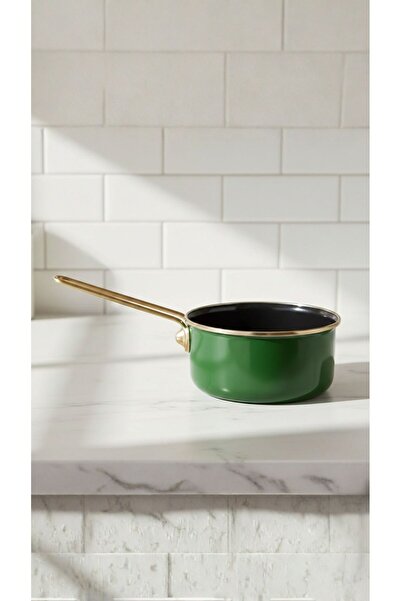 es home collection Emaye Sos Tavası 16 cm Yeşil