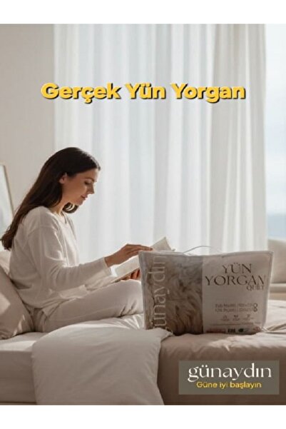YÜNTEKS Yün Yorgan ,Günaydın Yün yorgan , Organik , wool quilt , 1.kalite ,Uz...