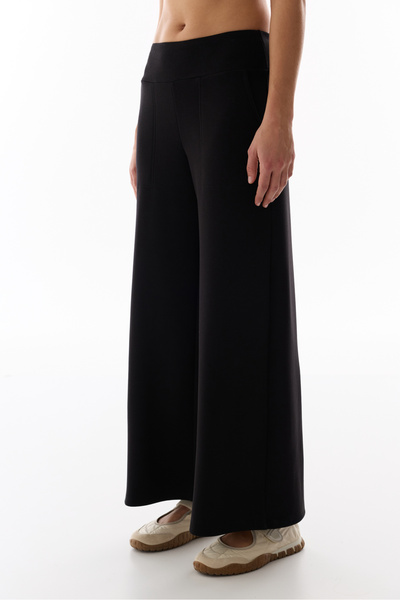 Penti Black High Waist Pocket Wide Leg Trousers