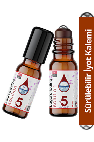 Dolar Kimya İyot Kafesi İçin Lügol %5 | 50 mL (Sürülebilir Roll-On Başlıklı C...