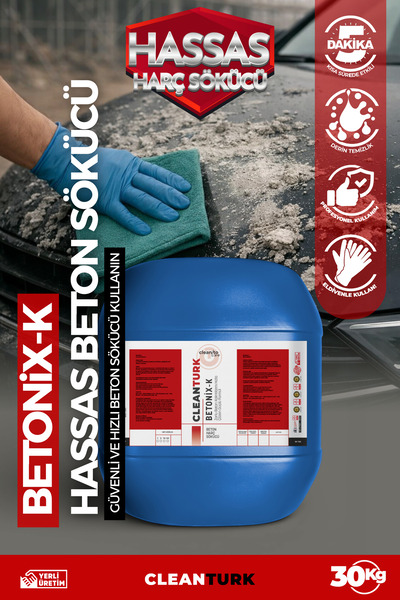 CleanTurk BETONiX-K Beton Harç Sökücü | Boyaya Zarar Vermez, Profesyonel Temi...