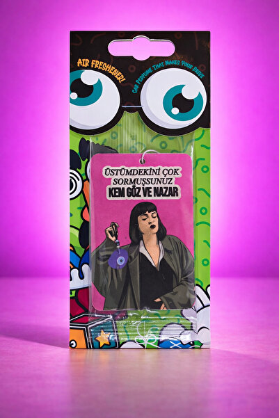 odaburada Kem Göz Ve Nazar Komik Tasarımlı Dekoratif Oto Araç Kokusu Ve Akses...