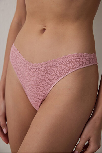 Penti Lila Easy Lace Dantel V Model Tanga Külot
