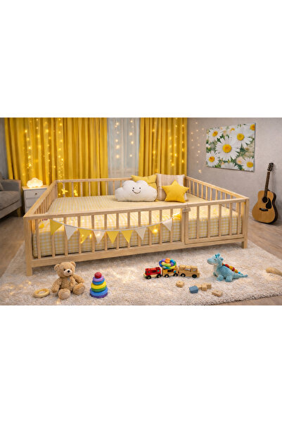 SRKYHOME CONSEPT YUVARLAK ÇITALI BEBEK VE ÇOCUK KARYOLASI