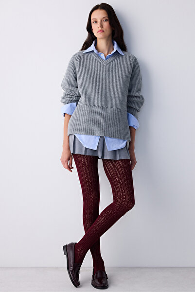 Penti Bordo Merry Colosio Külotlu Çorap