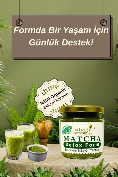 BİO KÖYCEĞİZDEN SOFRANIZA Matcha & Zeytin Yaprağı Karışımı | Detox Form - %10...