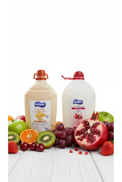 Hobby SAÇ ŞAMPUANI NAR 3 LT VE SAÇ KREMİ 3 LT