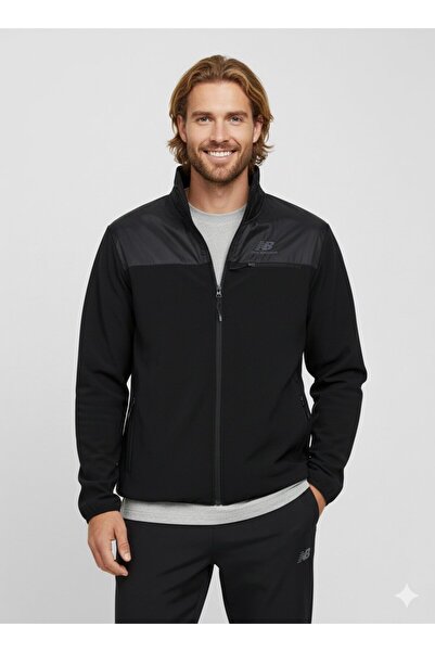 New Balance Ανδρικά Μπουφάν & Παλτό - Mnj3235-bk