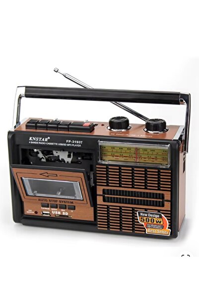 Genel Markalar Fp 319 Retro Nostaji Radyo Kaset Çalar Usb Sd Fm Radyolu Kaset...