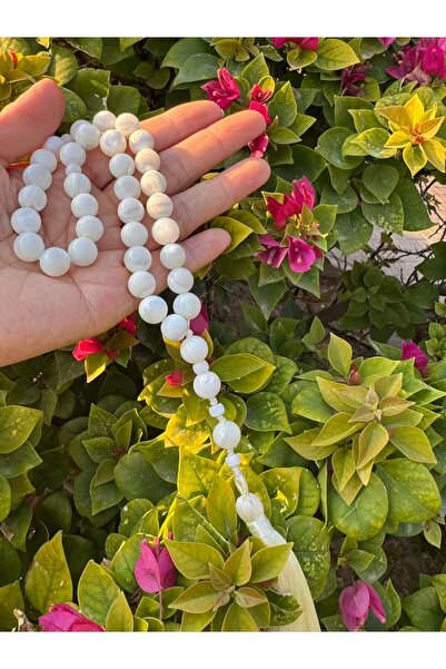 Generic White Shell Misbaha Tasbih Prayer Beads 10mm