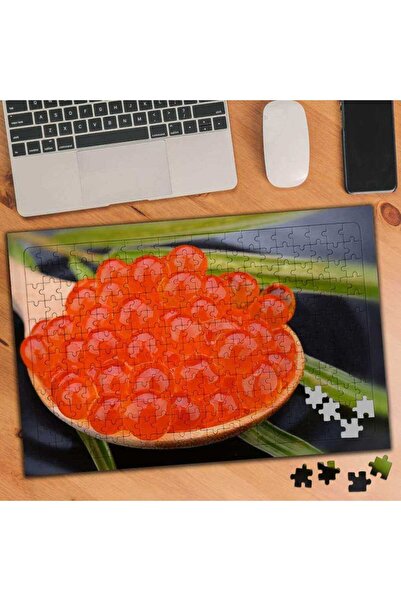 Genel Markalar Tabakta Turuncu Havyar 240 Parça Puzzle Yapboz Tablo-100509272