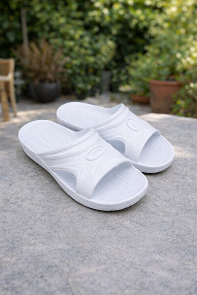 Behtah Kundura Önü Açık Esnek Yumuşak Kaymaz Balkon Banyo Bahçe Tuvalet Terli...