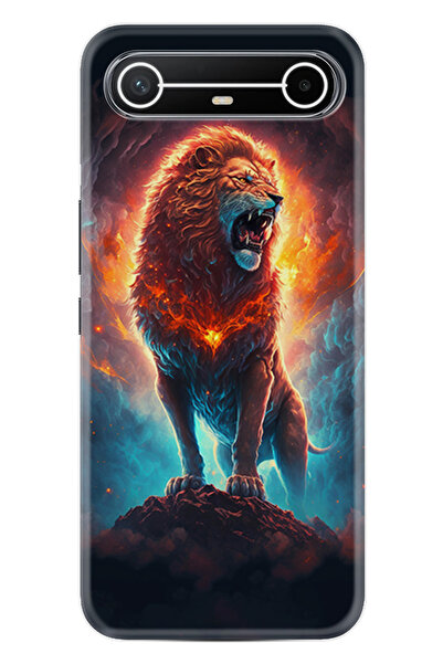 TECNO Spark Slim (KM9) Kılıf Boutique Baskılı Resimli Arslan Pcode -062