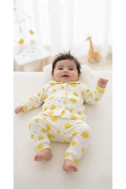 ruhaay Hediyelik Bebek Yenidogan Çocuk Pamuklu Oya'li Alt Üst Takım