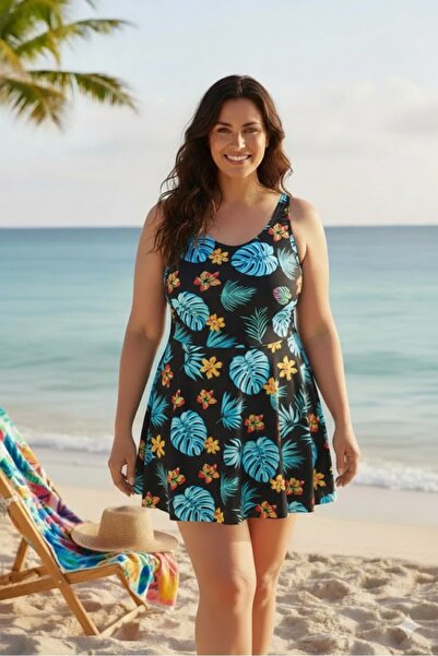 elma abone LARGE SIZE DRESS SWIMSUIT
