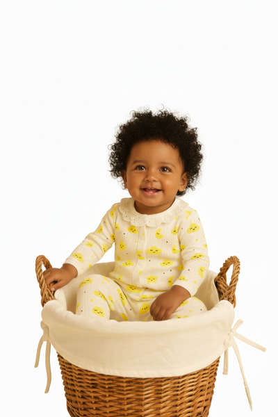 BUUFUU Baby Girl Set Long Sleeve Cotton with Ruffled Collar 0-6 Months