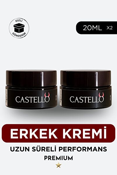 2’Li Erkek Kremi Uzun Süren Deneyim-For Men Premium Cream-Geciktir 40ml
