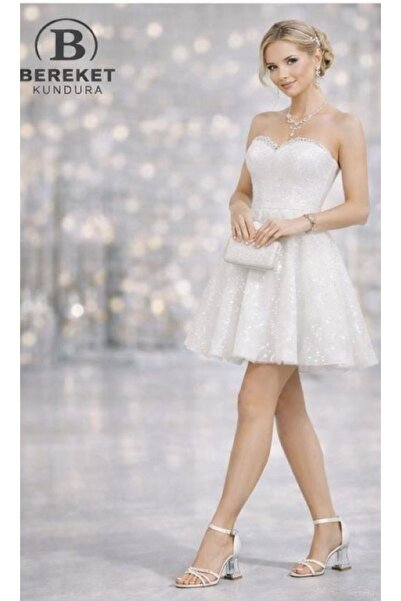 ESER حذاء سهرة للعروس من ماركة بيريك كوندورا بكعب 7 سم باللون الأبيض مزين بال...