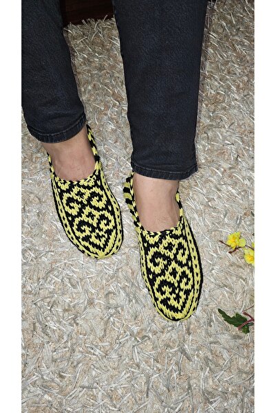 Butik Gültürkmen El Örgüsü Erkek Kışlık Patik %100 Polyester kolay kolay yırt...