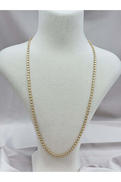 Luseda قلادة سلسلة ذهبية اللون من شوبينغ بطول 60 سم مقطوعة بالليزر