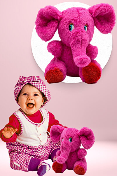viyolmarketim Peluş Yavru Fil Oyuncak 22 cm – Yumuşak Peluş Uyku Arkadaşı – S...