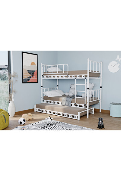 Mobilya Dükkanım Yavrulu Zambak Ranza 90x200 ARM038