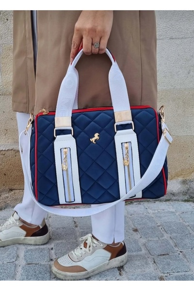 Miami Polo Clup Geantă de mână și de umăr pentru femei Polo, cu 4 compartimen...